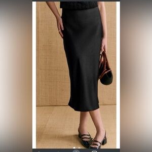 Sezane Sandy Skirt - Black, size 36 (US 4)